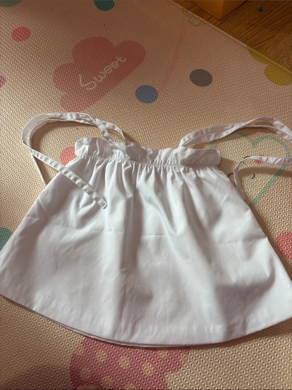 The Beaufort Bonnet Company White Tie-Shoulder Top for Kids
